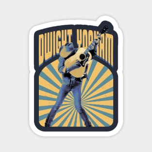 Dwight Yoakam Guitar Vintage Magnet