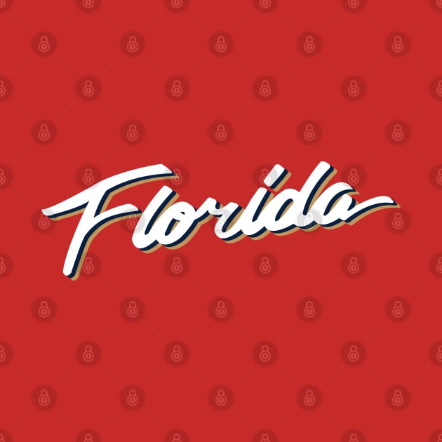 Florida Vice White by Fish & Cats Shop