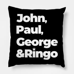 J, P, G and R Pillow