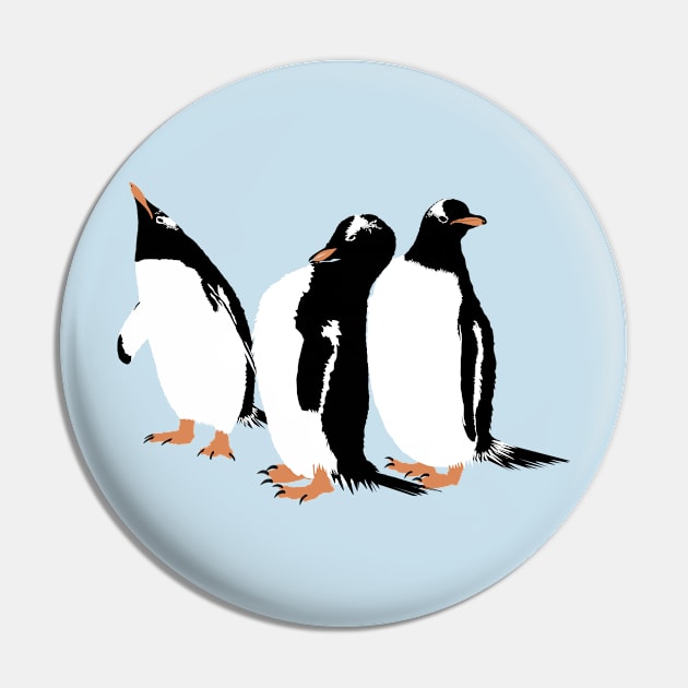 Gentoo Penguins Pin by stargatedalek