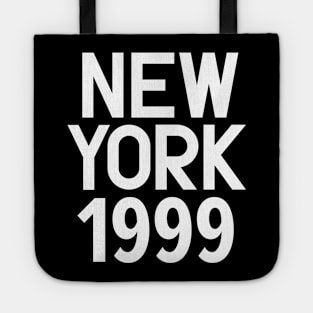 New York Birth Year Series: Modern Typography - New York 1999 Tote