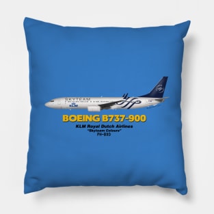 Boeing B737-900 - KLM Royal Dutch Airlines "Skyteam Colours" Pillow