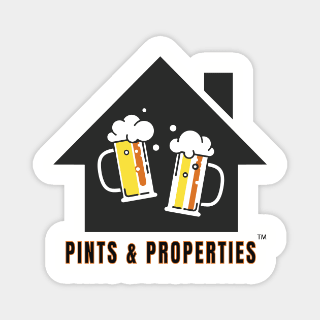 Pints and Properties Logo Magnet by Five Pillars Nation