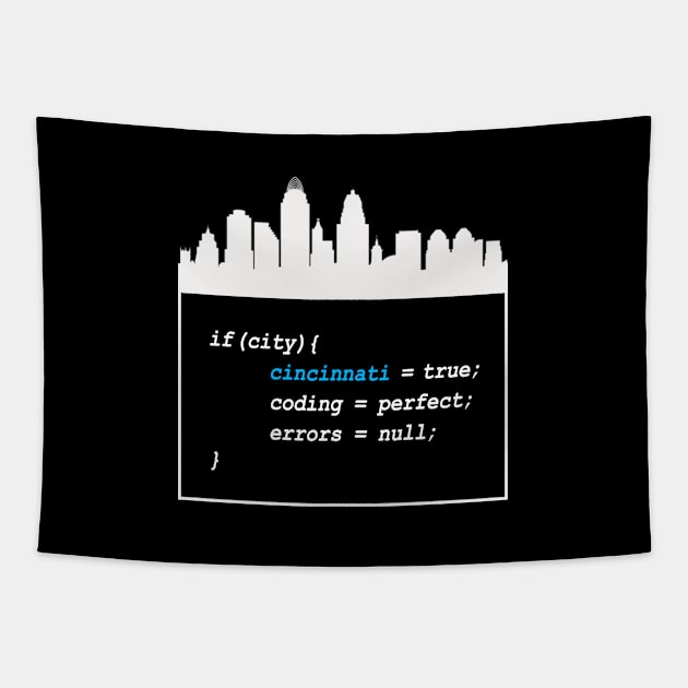 Cincinnati Coding Tapestry by Ferrazi