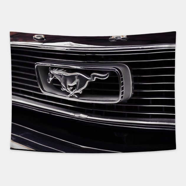 ford mustang, mustang logo Tapestry by hottehue