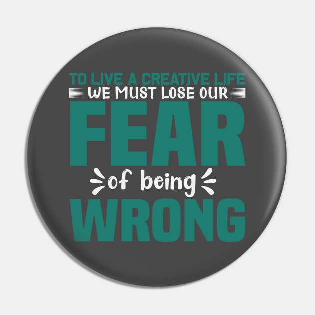 Fear of Being Wrong Pin by This n' That