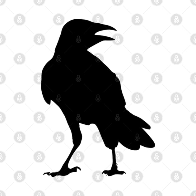 Crow/Raven Stencil Artwork by MarkRame