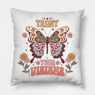 Butterflys  visions Pillow