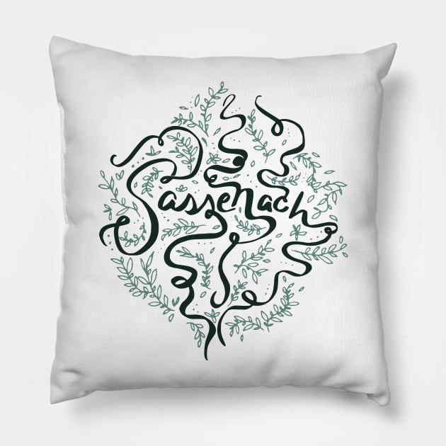 Sassenach Ribbon Pillow by devanpm