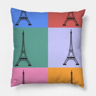 Eiffel Tower Vintage Pillow