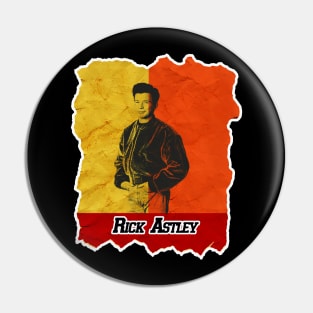 Rick Astley Pin