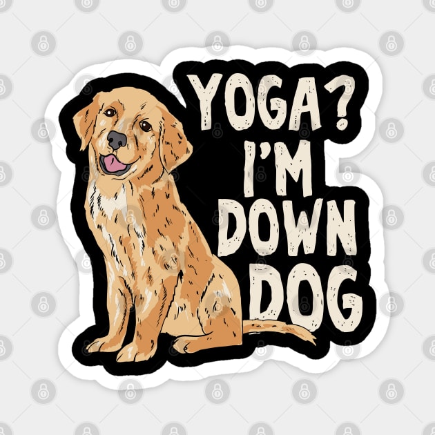 Yoga? I'm Down Dog Magnet by maxdax