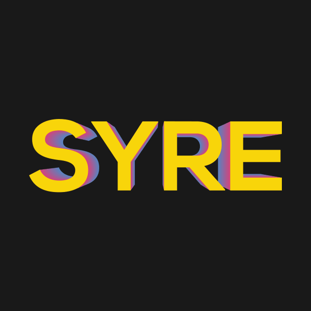 SYRE (text) by JosanDSGN