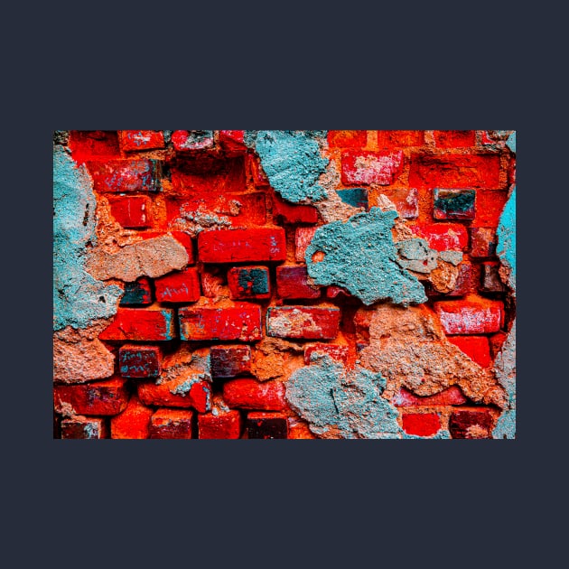 Red brick wall by kall3bu