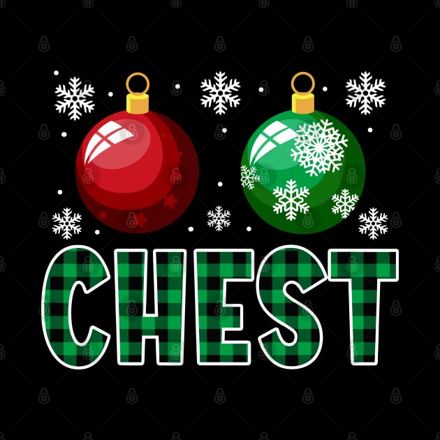 Chest Funny Couple Matching Christmas Chest Nuts by Emilied