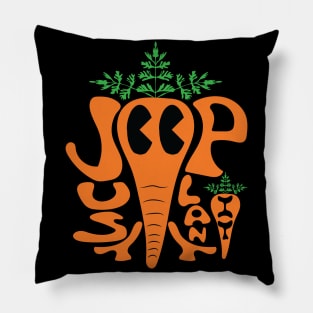 Just Plant It Elephantesque Carrot Pillow