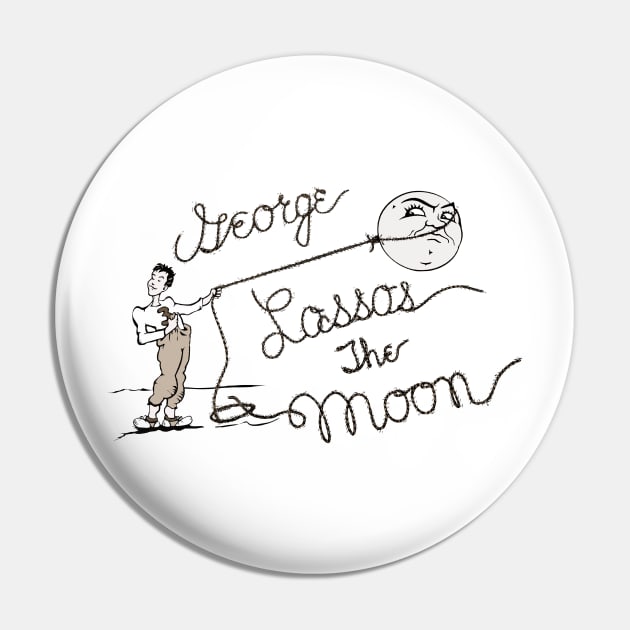 George Lassos The Moon Pin by Popmosis Design