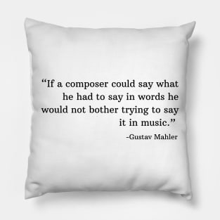 Gustav Mahler Pillow