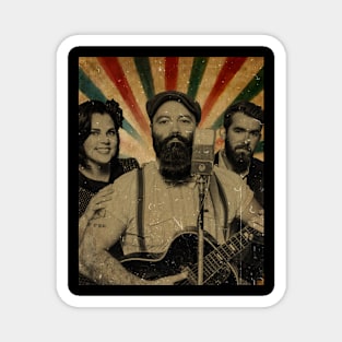 The Reverend Peyton's Big Damn Band - Photo Vintage Retro Magnet