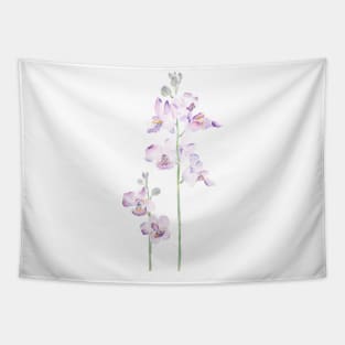 purple orchid watercolor Tapestry