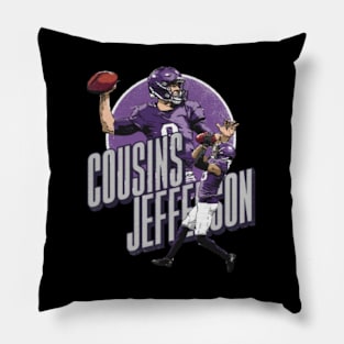 Kirk Cousins & Justin Jefferson Minnesota Connection Pillow