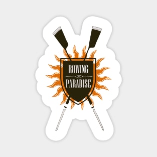 Rowing coat of arms - Rowing Paradise Magnet