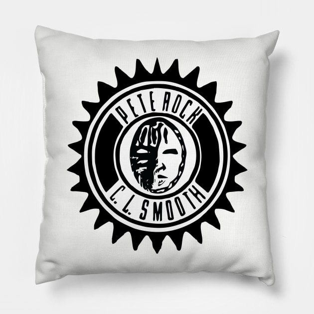 Pete Rock and CL Smooth Pillow by The Bing Bong art