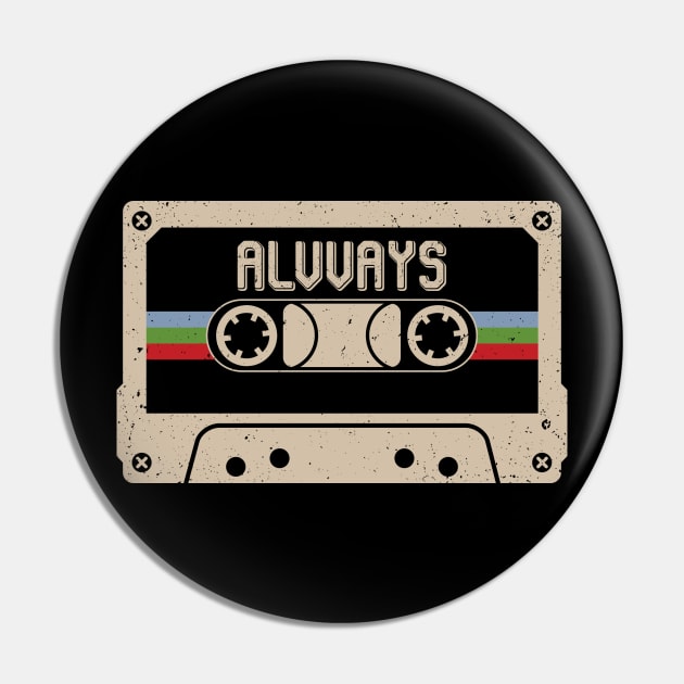 Personalized Alvvays Name Birthday Vintage Cassette Tape Pin by Horton Cyborgrobot