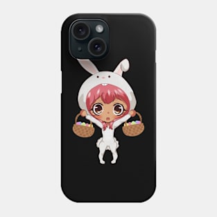 Funny Easter, Anime Rabbit Costume Phone Case