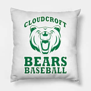 Cloudcroft Bears Baseball (Green) Pillow