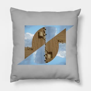 Haystack field Pillow