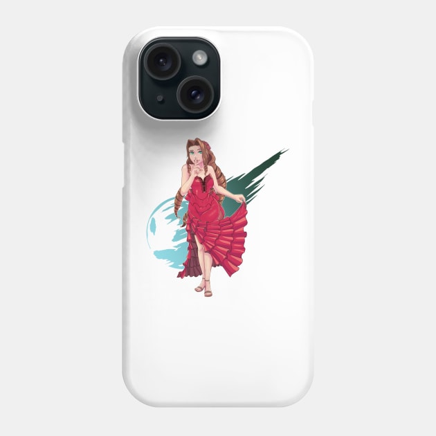 Aerith's Dress Phone Case by zeocloud