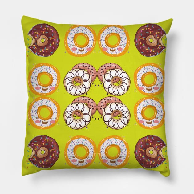 Don’t Look For Love Look For Donuts Pillow by ASOR14