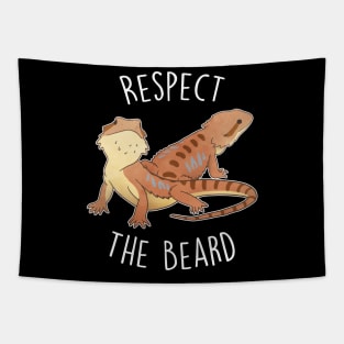 Bearded Dragon Respect the Beard Tapestry