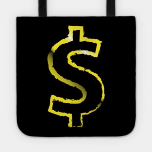 rich dollar sign wealthy Tote