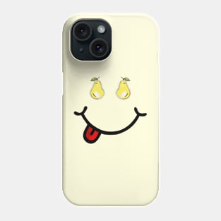 Pear & Smile (in the shape of a face) Phone Case