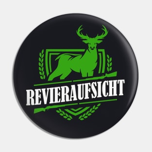 Revieraufsicht Jäger Förster Geschenk Pin