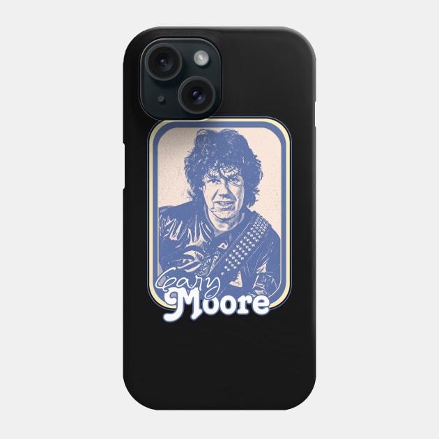 Gary Moore /// Retro Styled Fan Art Design Phone Case by DankFutura