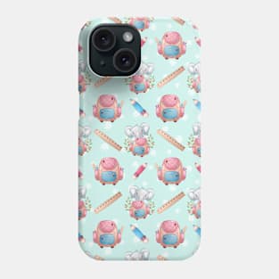 Cute Elephant Animal Pattern Phone Case