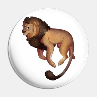 Cozy Lion Pin