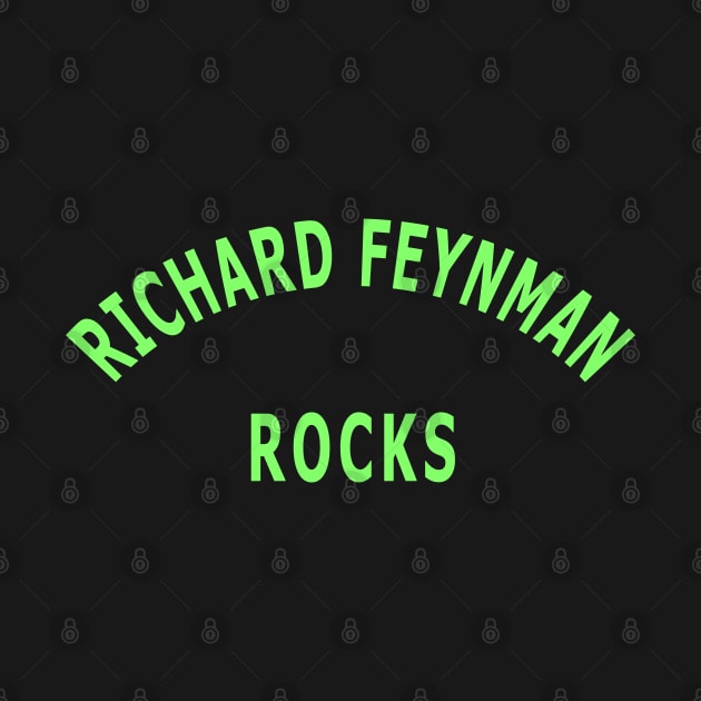 Richard Feynman Rocks by Lyvershop