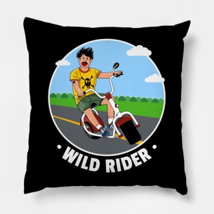 Wild Rider Funny Joke Pillow