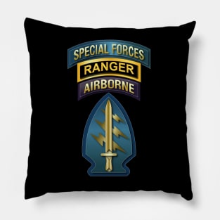 SOF - Special Forces - Ranger -SSI  V1 Pillow