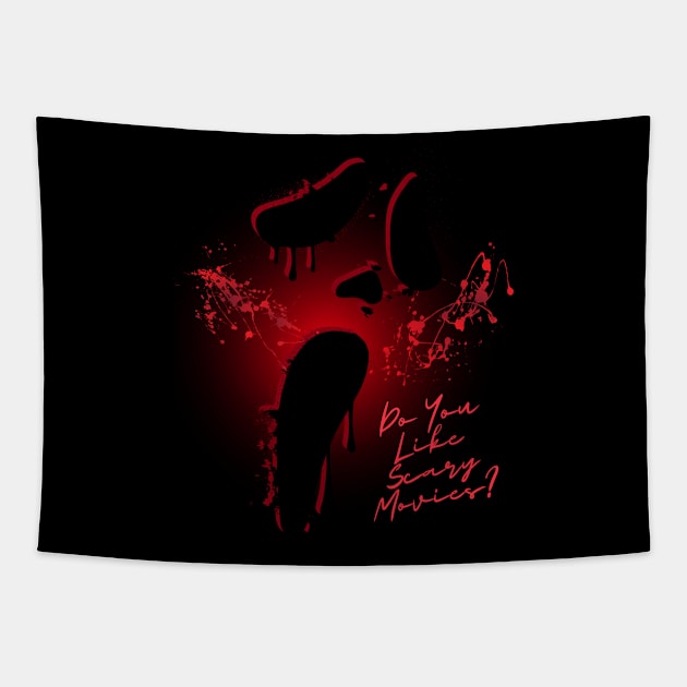 Do You Like Scary Movies? - Halloween! Tapestry by SocietyTwentyThree