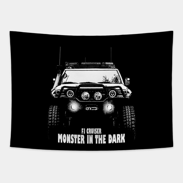 FJ Cruiser Monster in the Dark Tapestry by MatamuaArt