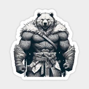 Norse Mythology Viking Warrior Bear Berserker Magnet