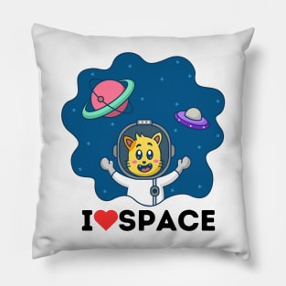 I Love Space Pillow