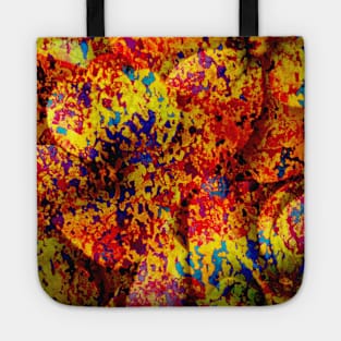 Vibrant color abstract Tote