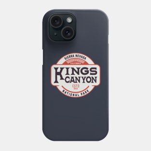 kings canyon Sierra Nevada Phone Case