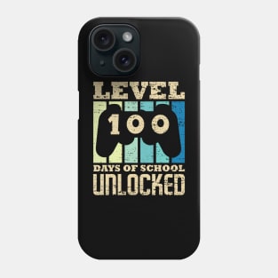 Level 100 days of school unlocked Phone Case